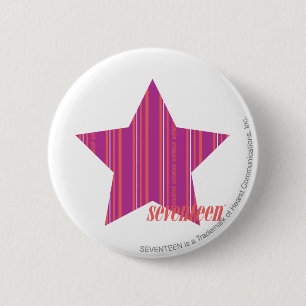 Badge Rond 5 Cm Bandes minces Purple 3