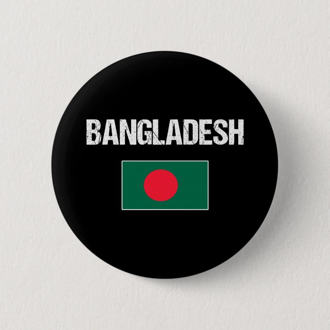Badge Rond 5 Cm Bangladesh  (Devant)