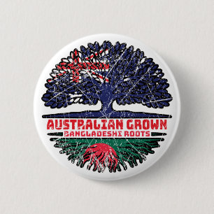 Badge Rond 5 Cm Bangladesh Bangladesh Australian Tree