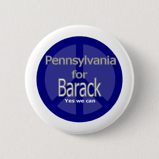 Badge Rond 5 Cm Barack dans la PA (Devant)
