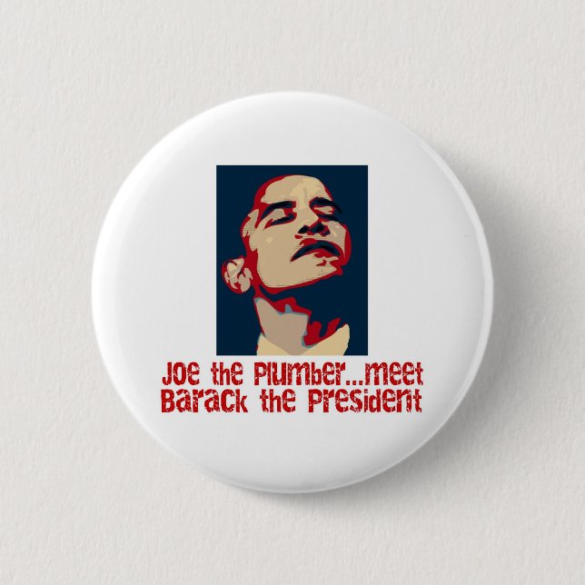 Badge Rond 5 Cm Barack le président (Devant)