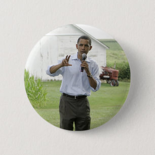 Badge Rond 5 Cm Barack Obama
