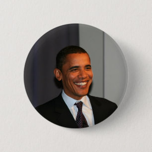 Badge Rond 5 Cm Barack Obama