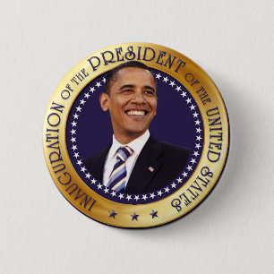 Badge Rond 5 Cm Barack Obama