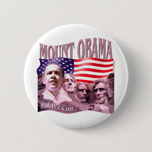 Badge Rond 5 Cm Barack Obama