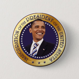 Badge Rond 5 Cm Barack Obama