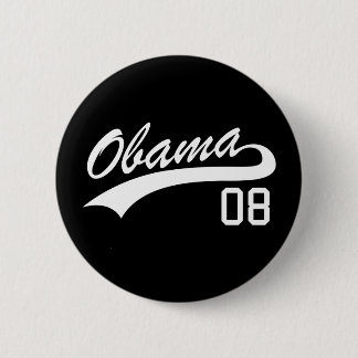 Badge Rond 5 Cm Barack Obama 2008 Jersey Button