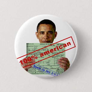 Badge Rond 5 Cm Barack Obama 2012
