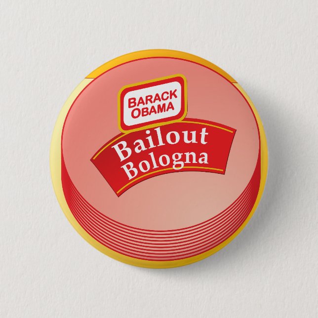 Badge Rond 5 Cm Barack Obama - Bologna de renflouement (Devant)