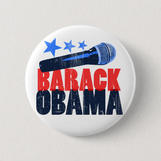 Badge Rond 5 Cm Barack Obama MIC