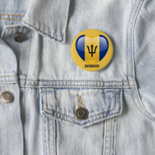 Badge Rond 5 Cm Barbados Love