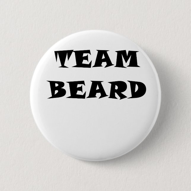 Badge Rond 5 Cm Barbe d'équipe (Devant)