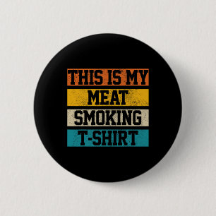 Badge Rond 5 Cm Barbecue Vintage Grillmaster Chef Cadeau Voici Ma