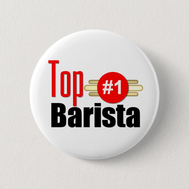 Badge Rond 5 Cm Barman supérieur (Devant)