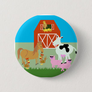 Badge Rond 5 Cm Barnyard