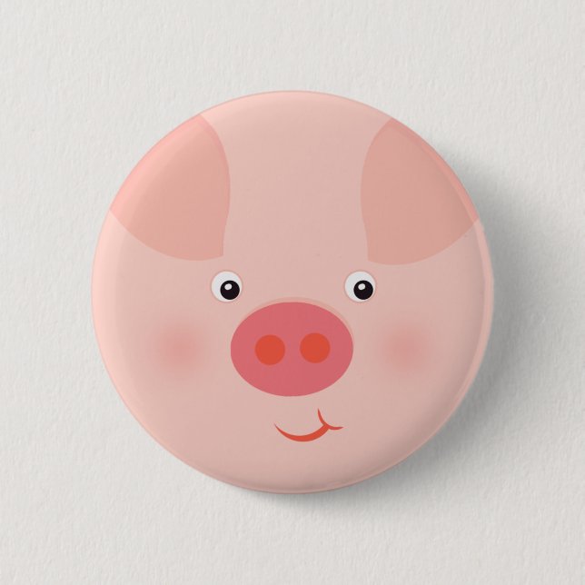 Badge Rond 5 Cm Barnyard Piggy (Devant)