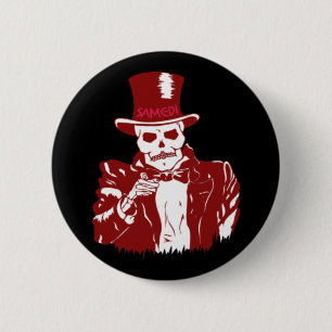 Badge Rond 5 Cm Baron Samedi