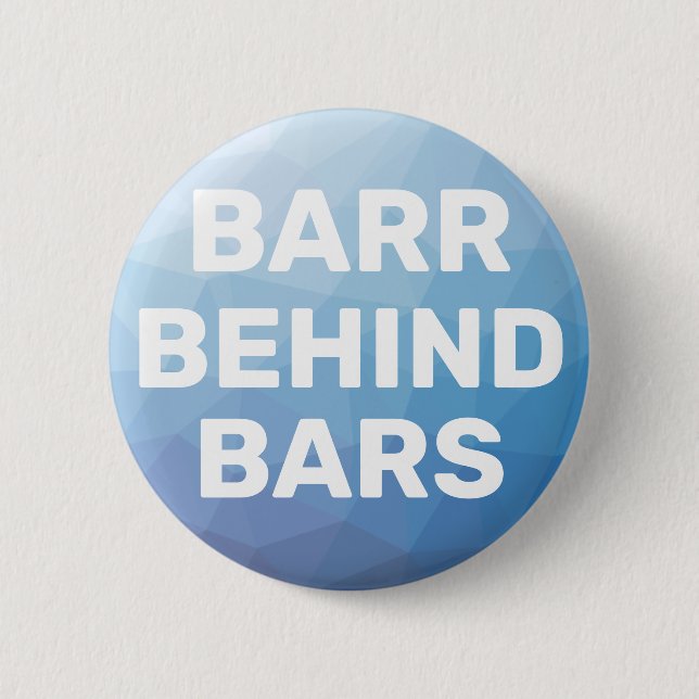 Badge Rond 5 Cm Barr derrière des barres (Devant)