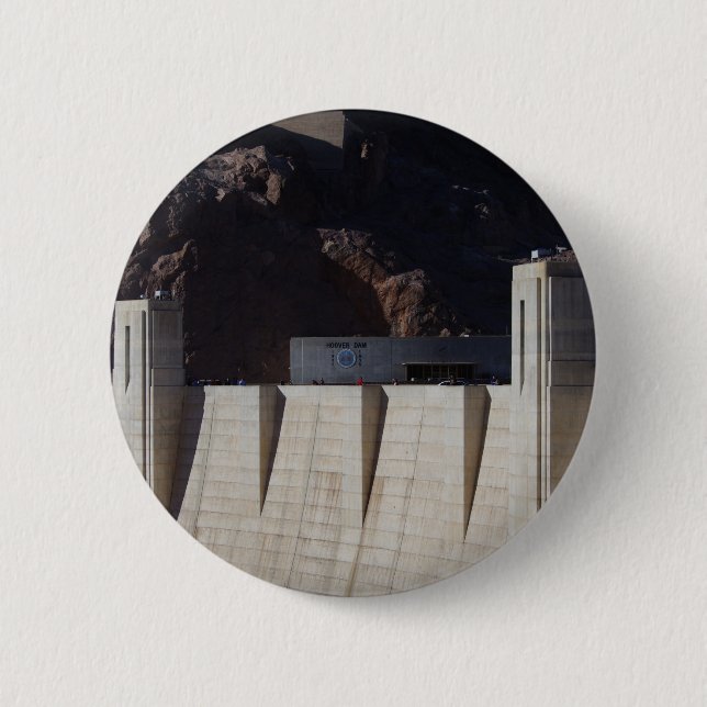 Badge Rond 5 Cm Barrage Hoover (Devant)