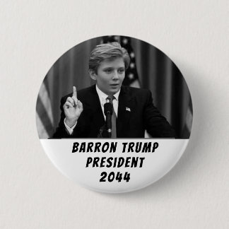 Badge Rond 5 Cm Barron Trump à la présidence