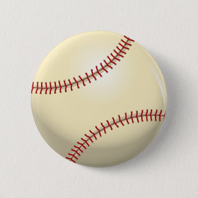 Badge Rond 5 Cm Baseball (Devant)