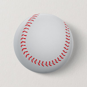 Badge Rond 5 Cm Baseball