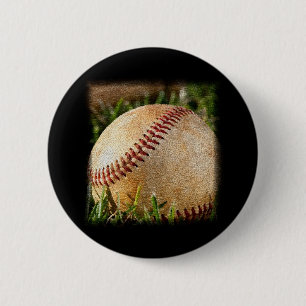 Badge Rond 5 Cm Baseball