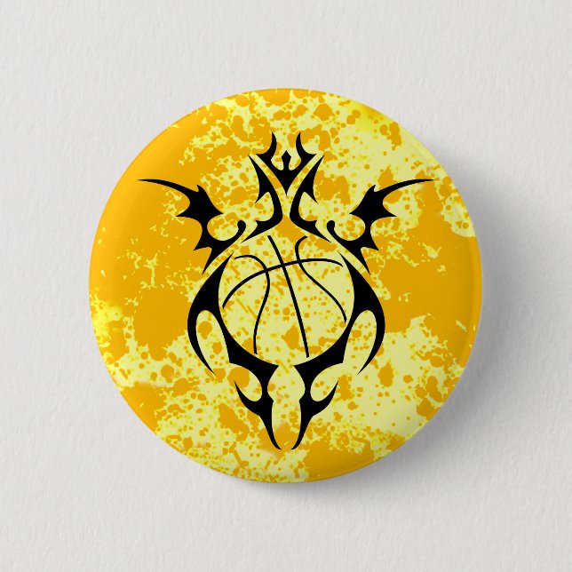 Badge Rond 5 Cm baseball. tribal. (Devant)