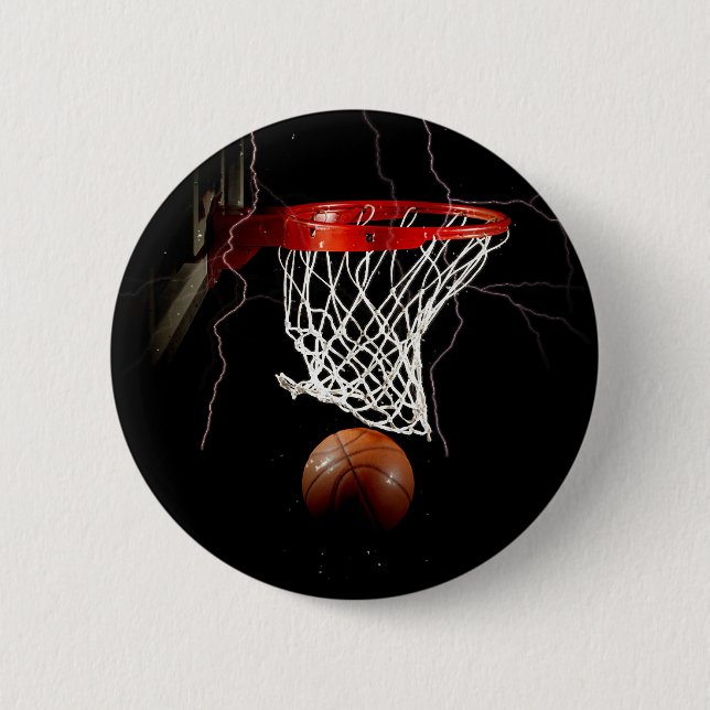 Badge Rond 5 Cm Basket (Devant)