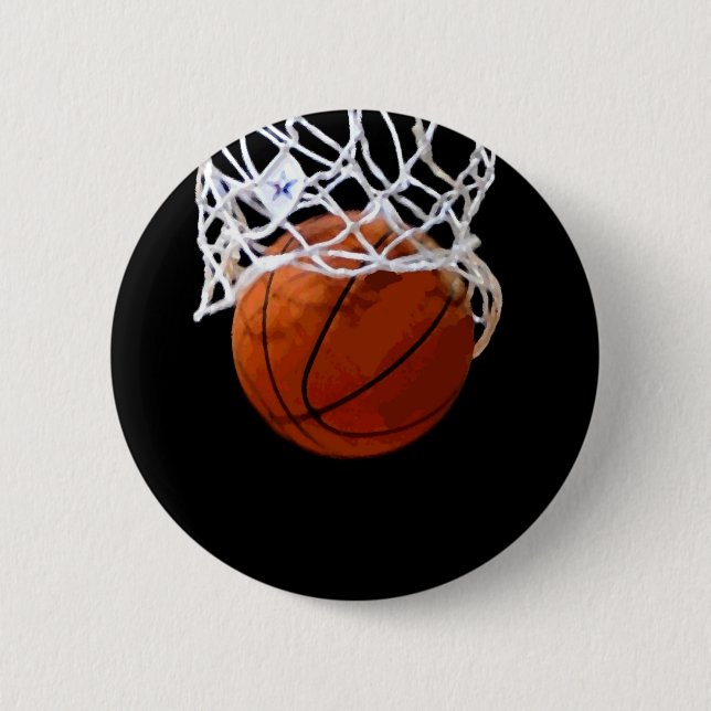 Badge Rond 5 Cm Basket (Devant)