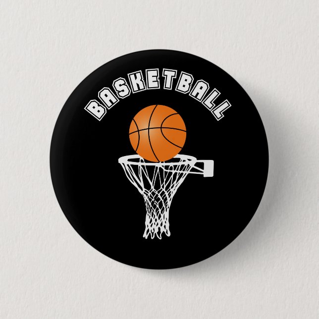 Badge Rond 5 Cm Basket (Devant)
