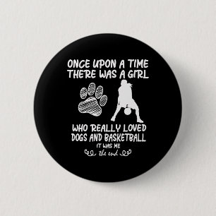 Badge Rond 5 Cm Basket amusant pour les filles ados qui aiment les