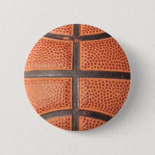 Badge Rond 5 Cm Basket-ball