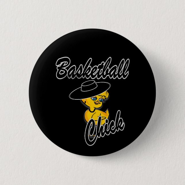 Badge Rond 5 Cm Basket-ball #4 (Devant)