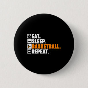 Badge Rond 5 Cm Basket-ball amusant pour les femmes Équipe féminin