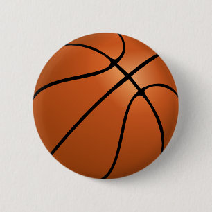Badge Rond 5 Cm basket-ball (balle)
