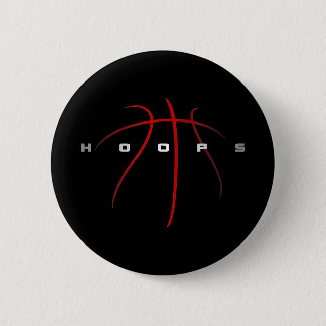 Badge Rond 5 Cm Basket-ball Basket-ball (Devant)