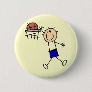 Badge Rond 5 Cm Basket-ball Slam Dunk - T-shirts bleus et cadeaux