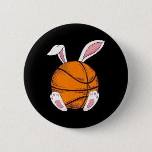 Badge Rond 5 Cm Basket de Pâques lapin lapin Joyeux jour de Pâques