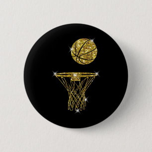 Badge Rond 5 Cm Basket Exquis