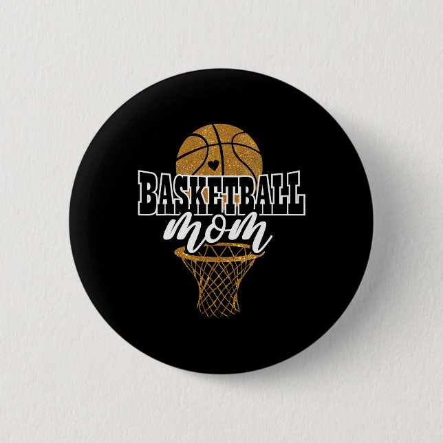 Badge Rond 5 Cm Basket Maman 1 (Devant)