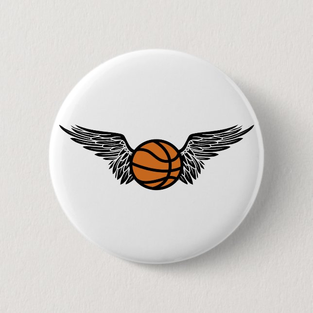 Badge Rond 5 Cm basketball. tribal. (Devant)