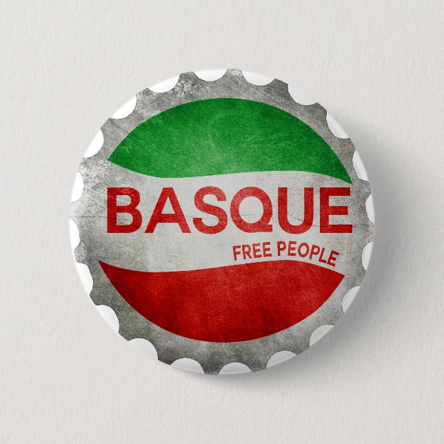 Badge Rond 5 Cm basque Bayonne Euskadi (Devant)