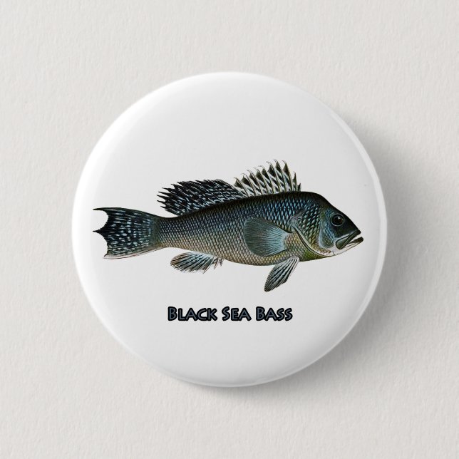 Badge Rond 5 Cm Basse de la Mer Noire (Devant)