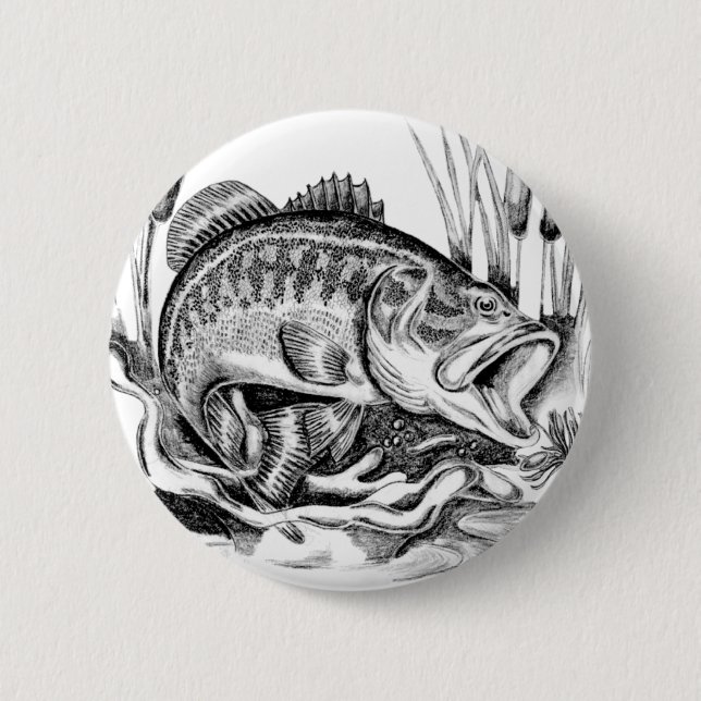 Badge Rond 5 Cm basse noire (Devant)