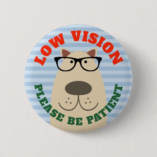 Badge Rond 5 Cm Basse vision (Devant)