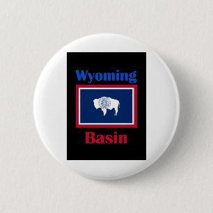 Badge Rond 5 Cm Bassin Wyoming