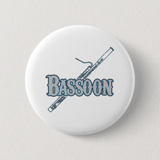 Badge Rond 5 Cm Basson (Devant)