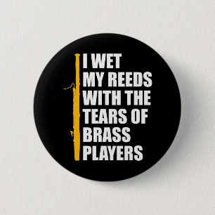 Badge Rond 5 Cm Bassooniste Reed