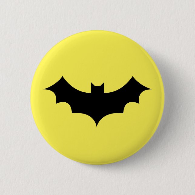 Badge Rond 5 Cm Bat (Devant)